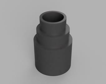 Shop-Vac Stepped Nozzle Attachment – 3D Printable Universal Vacuum Adapter | Multi-Size Hose Reducer | STL File