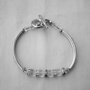 Bransoletka Swarovski Crystal April Birthstone