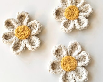 Daisy Wall Decor, Daisy Nursery Decor, Daisy Wall Hanging, Nursery Flower Wall Decor, Daisy Kids Room Decor, Boho Flower Play Room Decor
