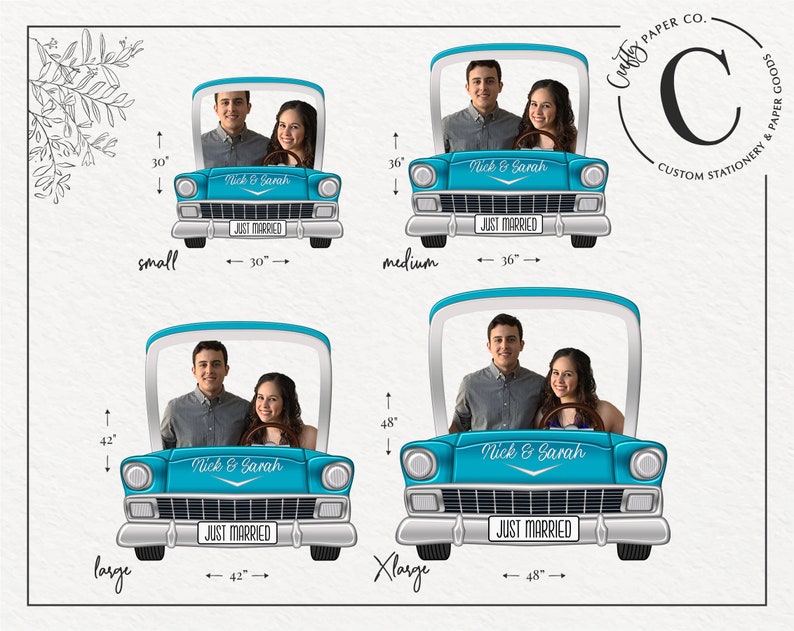 Classic Car Photo Booth Frame Classic Chevy Photo Booth Prop - Etsy