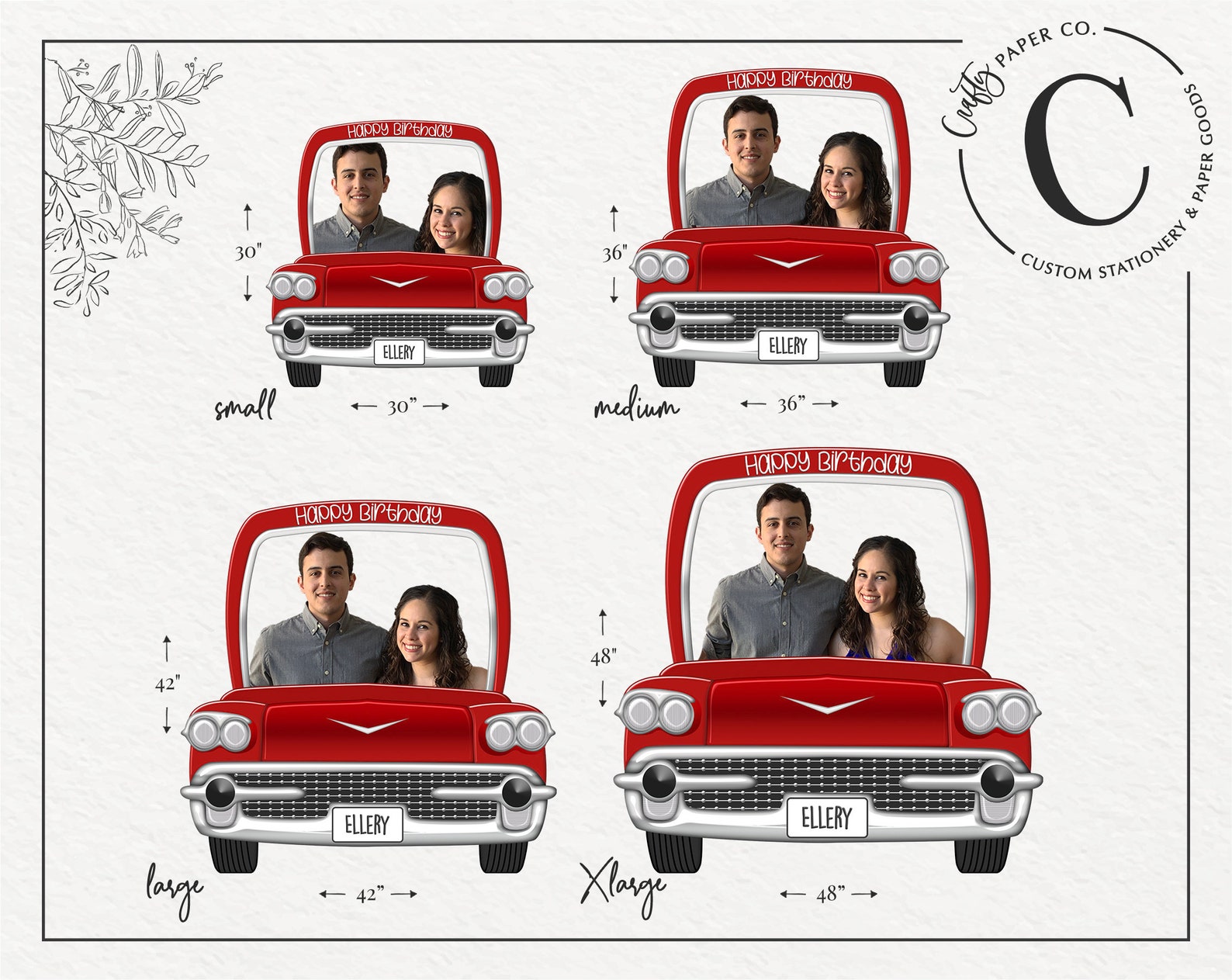 1950's photo booth frame Grease photo booth prop Etsy España