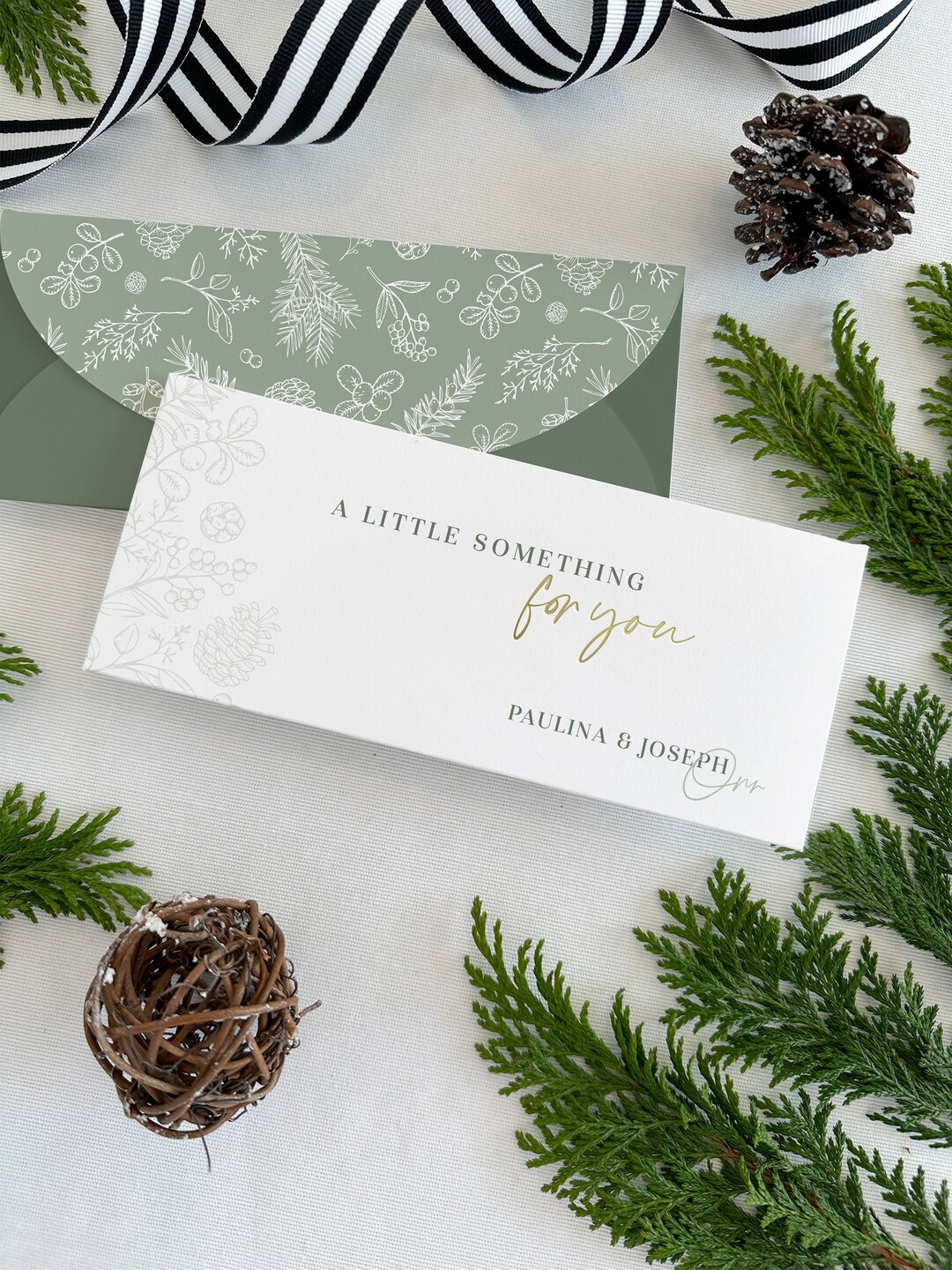 Modern Christmas Money Envelopes Modern Christmas Cash Envelopes