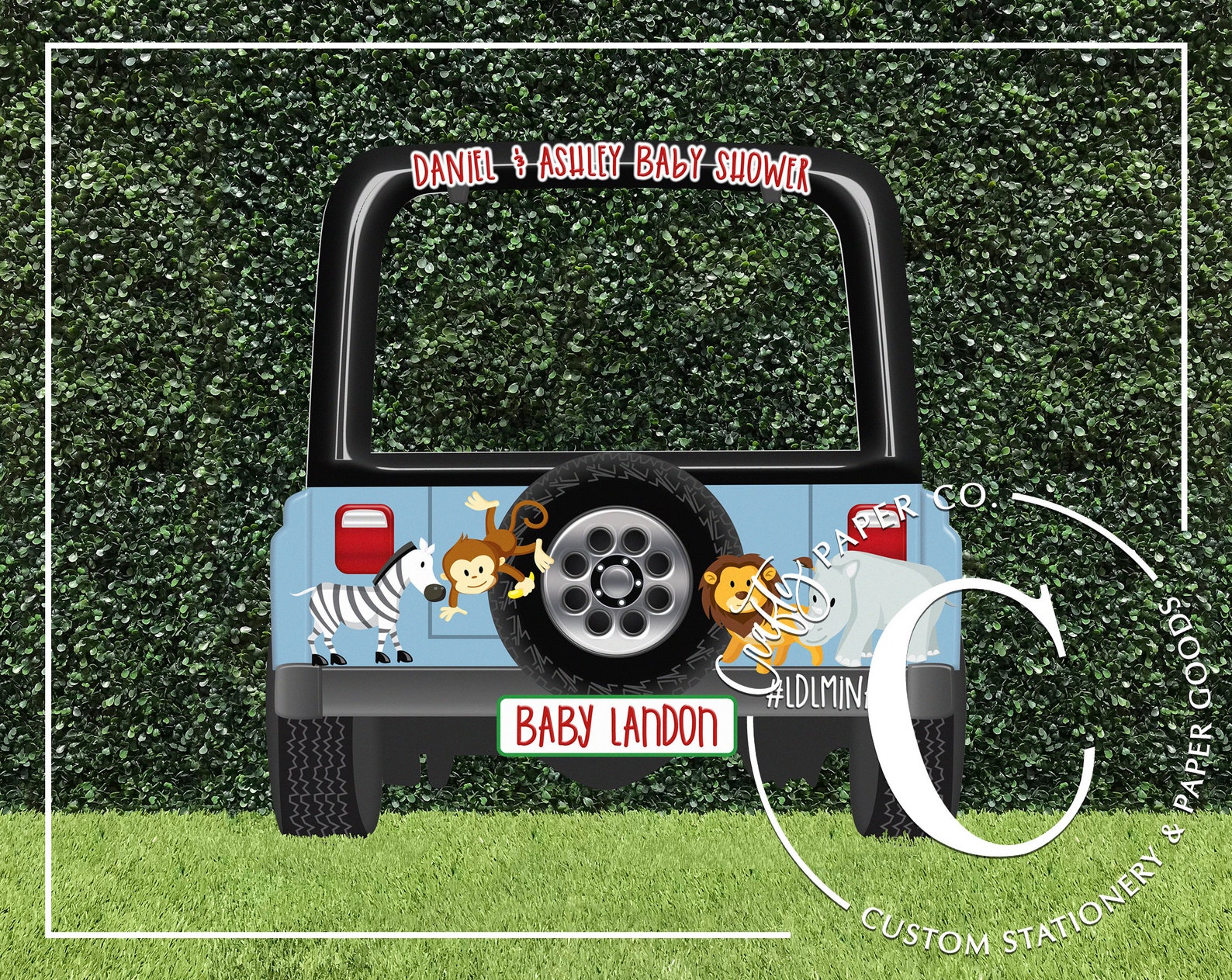 Jeep Photo Booth Frame Safari Photo Booth Prop Car Photo Etsy