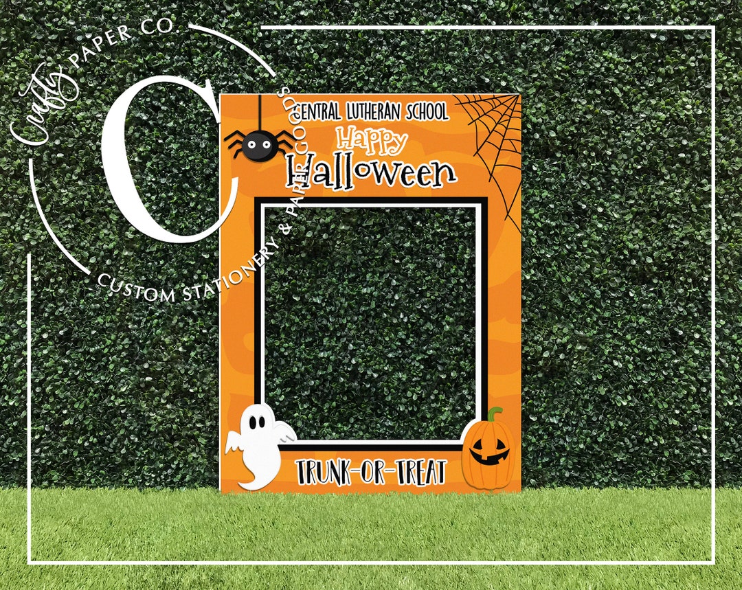 Halloween Photo Booth Frame Festive Photo Booth Prop Etsy