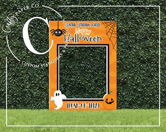 Halloween Photo Booth Frame Printable Halloween Selfie Photo - Etsy