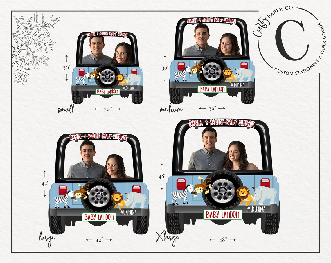 Jeep Photo Booth Frame Safari Photo Booth Prop Car Photo Etsy