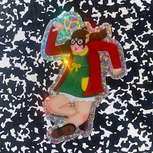 Punk Chilindrina Waterproof Holograhic Glittery Sticker