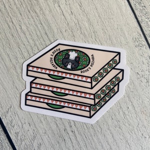 Rosie’s Pizzaria Waterproof Vinyl Cat Sticker