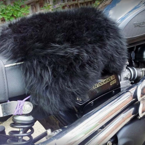 Genuine Sheepskin Rug 100% Natural Grade A Half Skin Motorcycle Seat Pad Silky Soft Hide Pelt Pet Bedding Made to Order