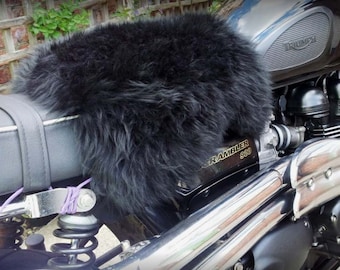 Genuine Sheepskin Rug 100% Natural Grade A Half Skin Motorcycle Seat Pad Silky Soft Hide Pelt Pet Bedding Made to Order