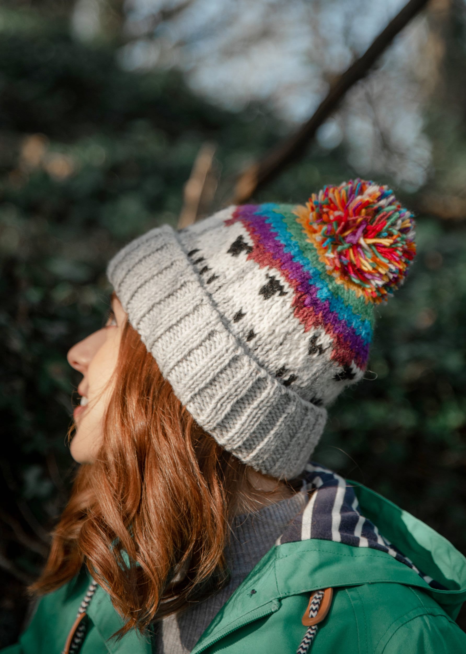 thurley knitted bobble hat