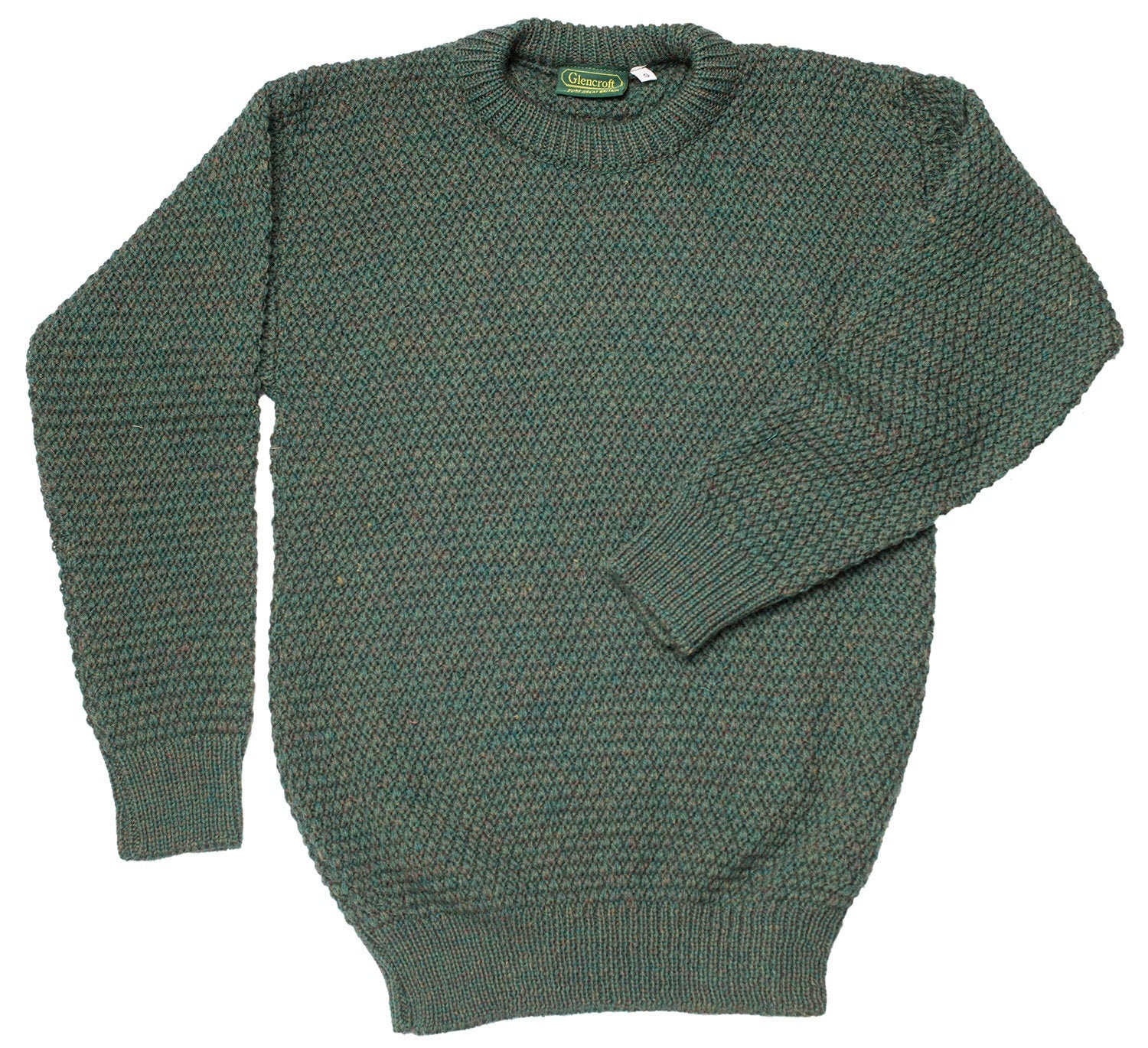 Men's Spare Yarn 100% Wool Knitted Jumper Fine Knit -  Sweden