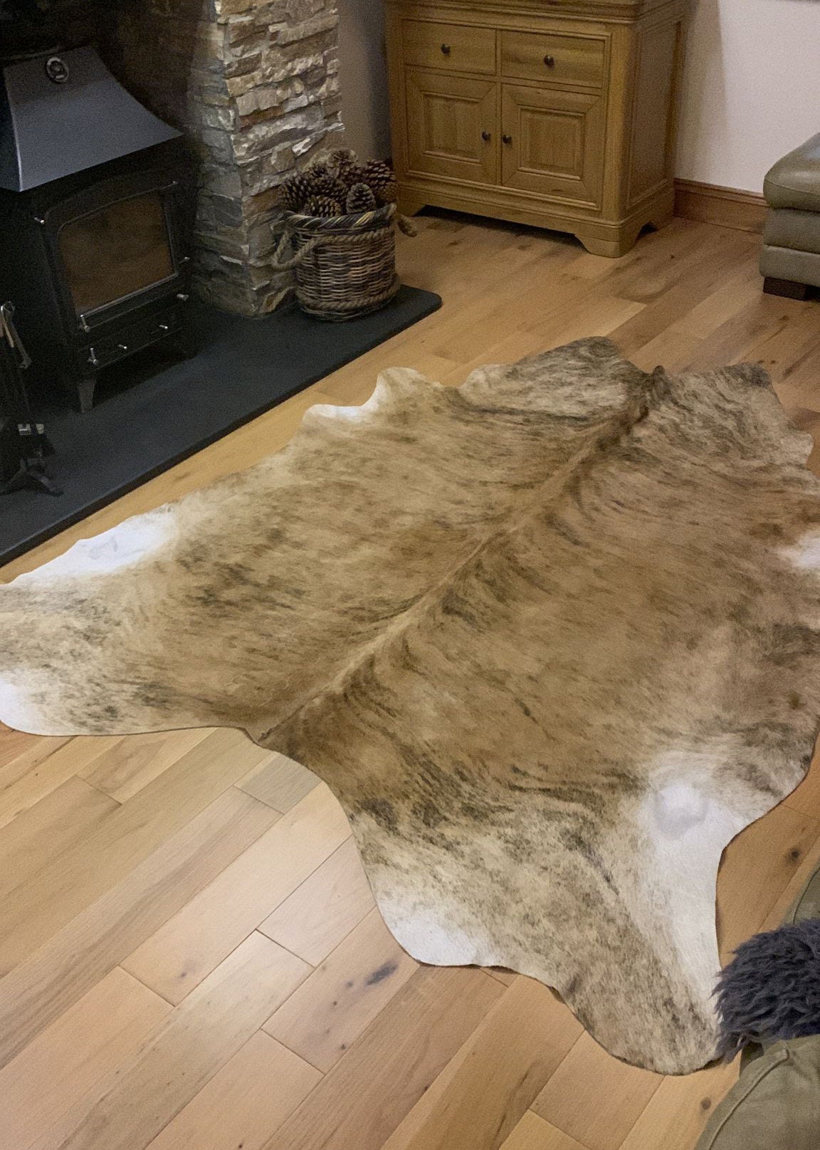 Luxury Genuine Brazilian Sourced Hand Trimmed Cow Hide Rug - Etsy