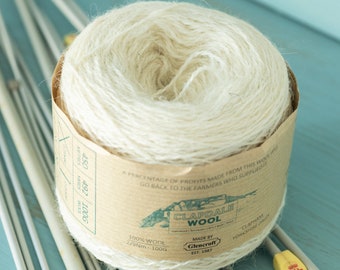 UK Made Clapdale Wool Fully Traceable Yorkshire 100g 2-Ply Lace Weight Knitting Wool