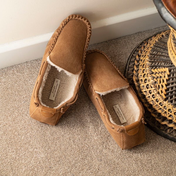 Men s Hard Sole Moccasins Etsy