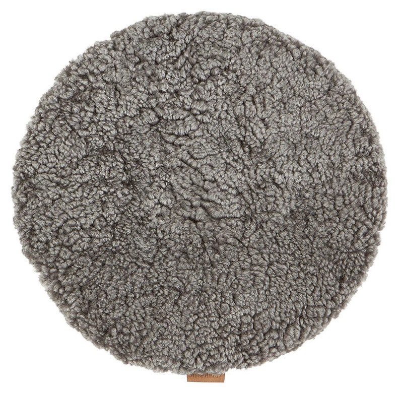 Luxury Sheepskin Thick Padded Seat Stool Chair Cushions Bar Etsy UK