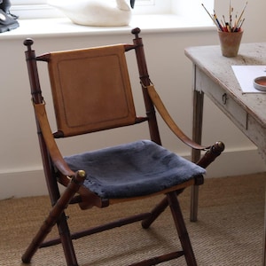 British Sheepskin Square Seat Pad
