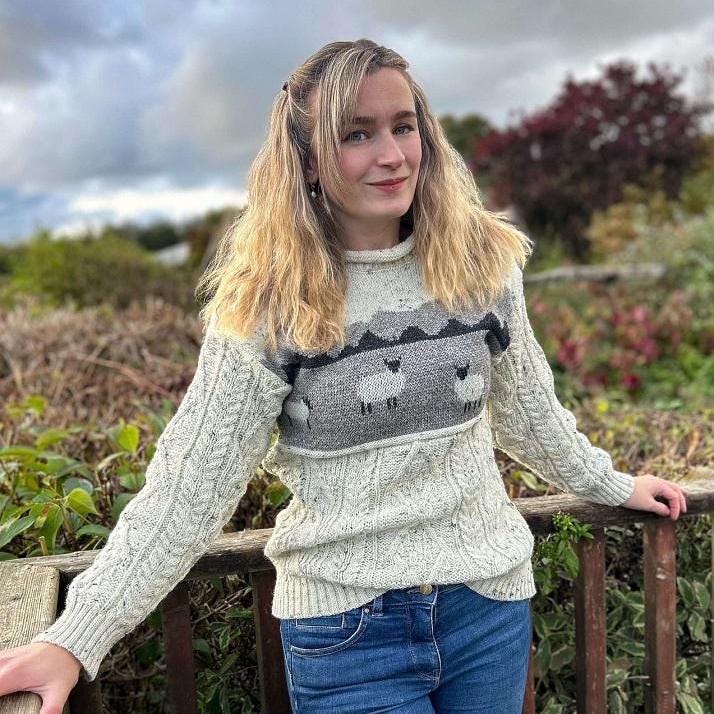 Vintage Sheep Knit Sweater - Etsy Vintage Sheep Knit Sweater - Etsy