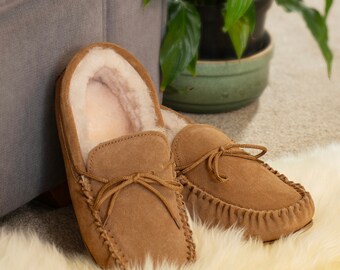 Womans moccasin slippers 2025