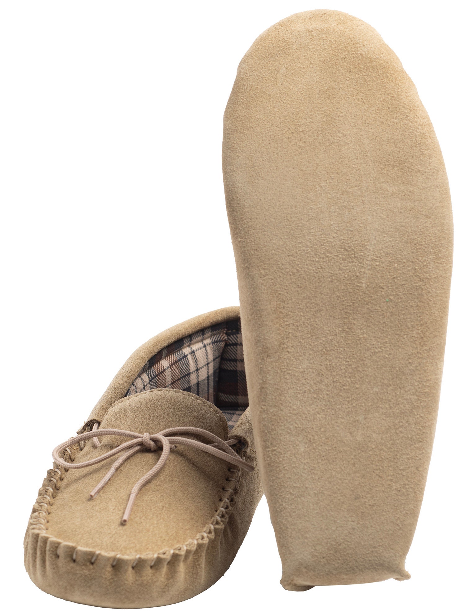 Men's Premium Suede Moccasin Slippers Soft Suede Sole With