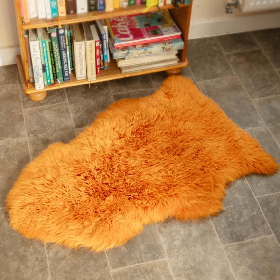 Tapis en Fausse Fourrure, Faux Peau de Mouton Tapis, Laine Tapis, Tapis