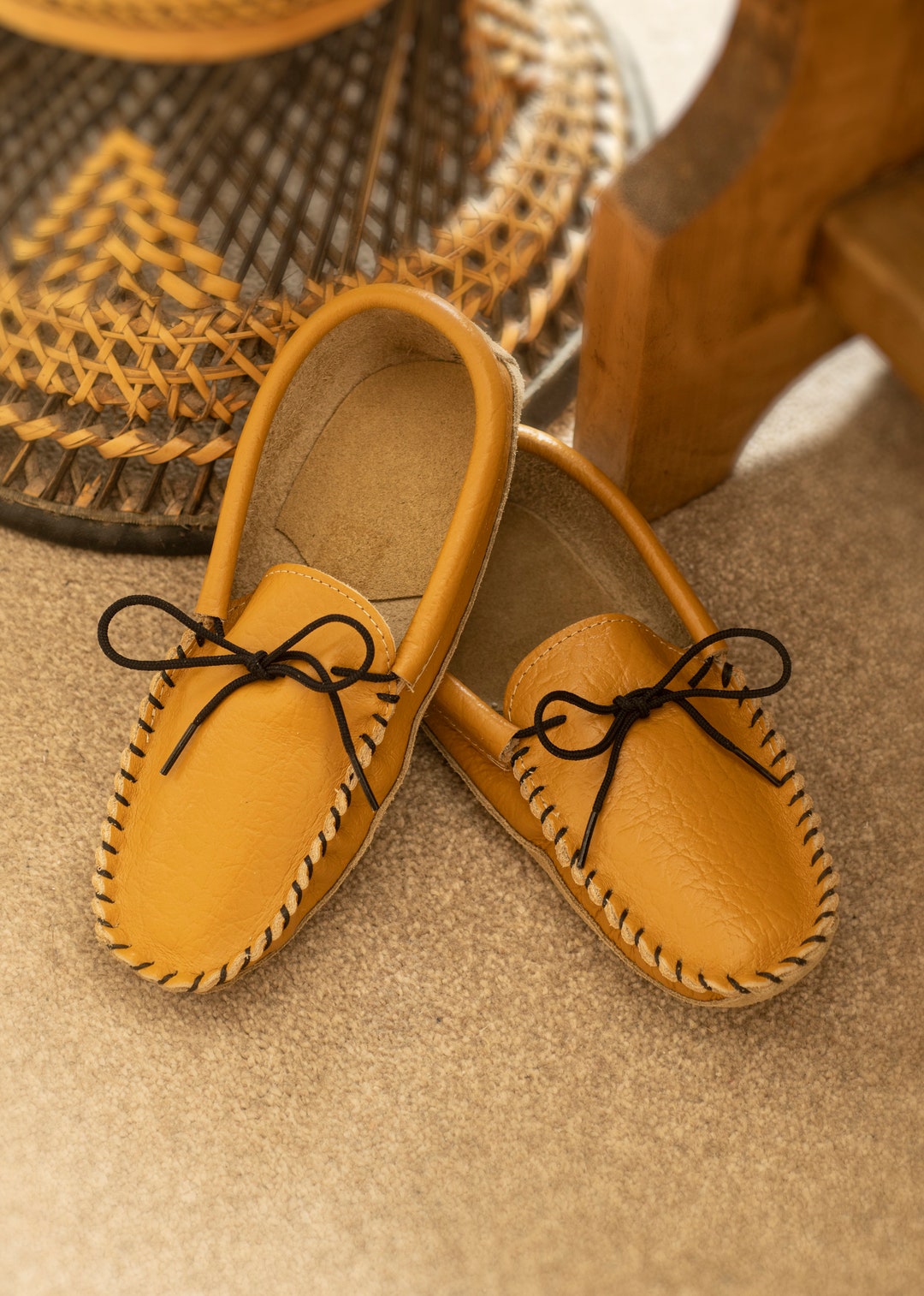 Mens Leather Earthing Grounding Moccasin Slippers Soft Suede