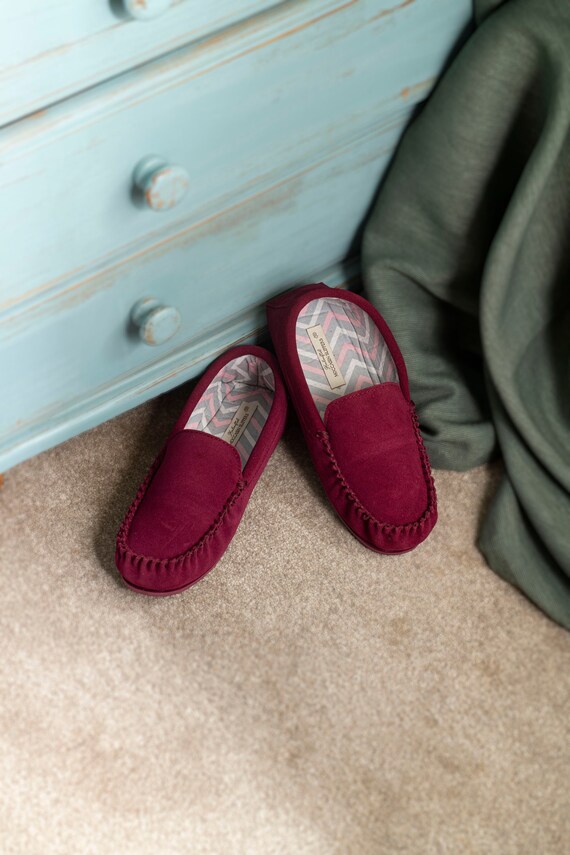 Moorland sheepskin top slippers ladies