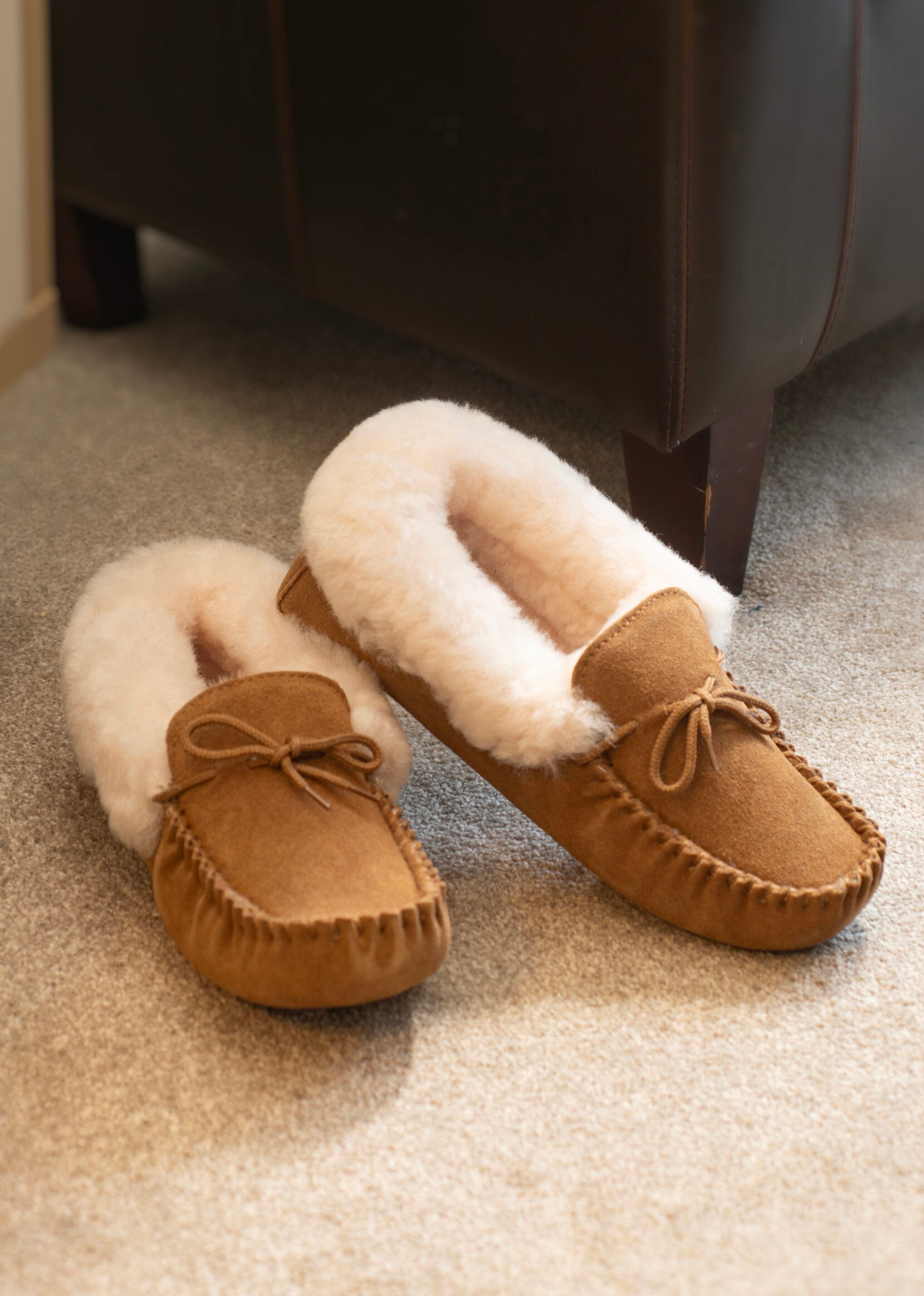Moorland sheepskin slippers ladies sale
