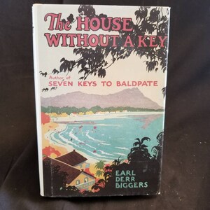 The House Without A Key Earl Derr Biggers 1952 Bobbs Merrill Etsy