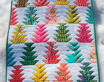 Fierce Conifer Miniature Quilt Pattern