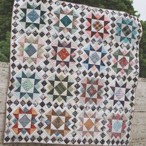 Parquet Digital Throw Quilt Pattern