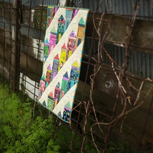 Mönster för mini-quilt för damer med hårt tryck bild 3