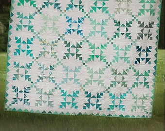Island Chain Large Throw or Full Quilt Pattern Version No. 2 by Eye Candy Quilts
