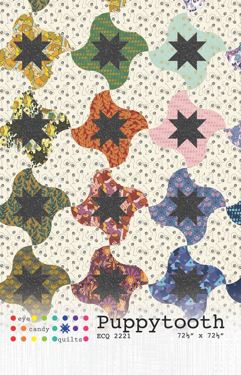 Puppytooth Digital Quilt Pattern Etsy