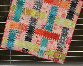 Fierce Wiggle Miniature Quilt Pattern