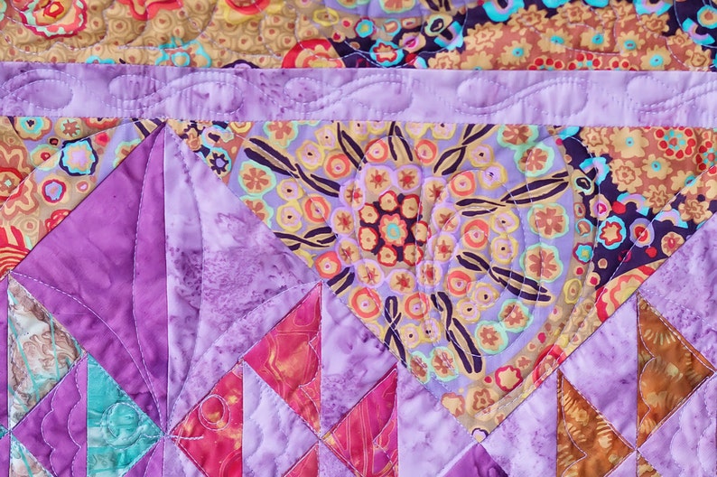 Warm Seas Wallhanging Quilt Pattern by Eye Candy Quilts Etsy