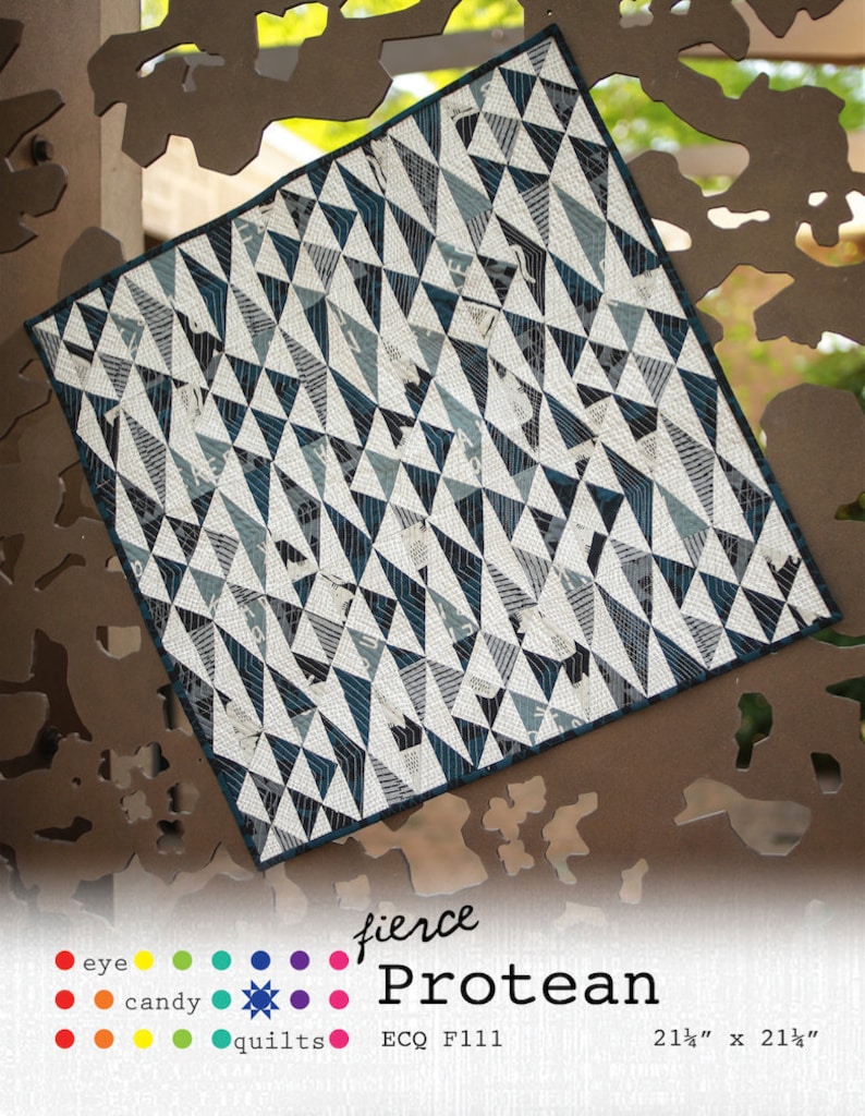 Fierce Protean Miniature Quilt Pattern image 1