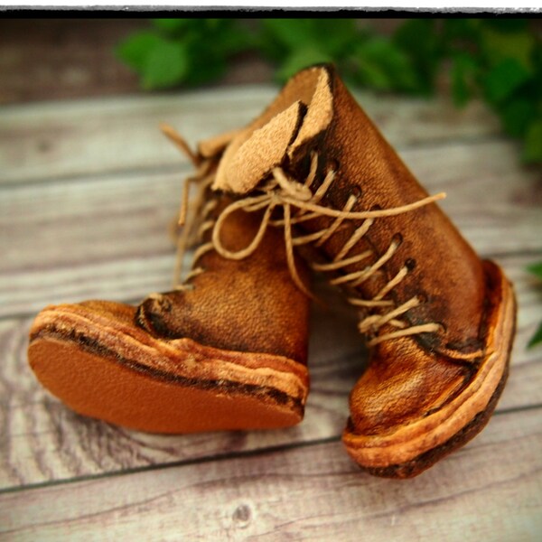 Handgefertigt aus echtem Leder Short für Pureneemo S, M Boots / Neo Blythe /licca