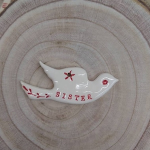 Ceramic Nordic Word Birds