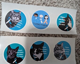 Cervical Cancer Awareness Sticker Set
