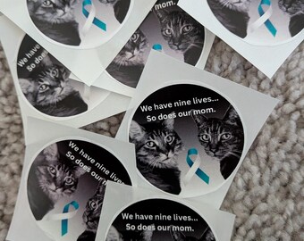 So Does My Mom Cervical Cancer Awareness Stickers