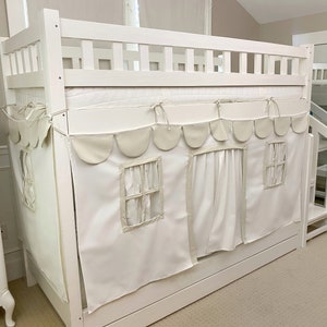 Bunk Bed Curtain Greige image 1