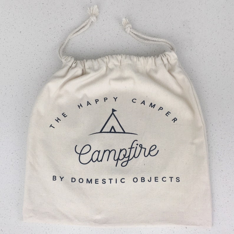 The 'Happy Camper' Felt/Plush Campfire Set for Kids. 17 piece Set with Storage Bag Camper Theme Indoor Camping image 10
