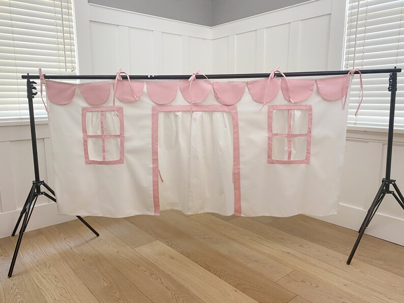 Bunk Bed Curtains Pink Etsy