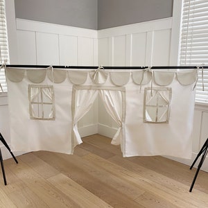 Bunk Bed Curtain Greige image 5