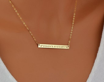 Personalized Necklace Custom Name Necklace For Women Custom Necklace Best Friend Necklace Initial Necklace Bar Necklace Gold Necklace, 4x45