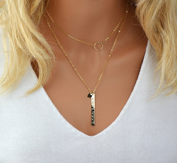 Buy Layered Necklace Set of 3, Birthday Gift, Dainty Jewelry, Layer  Necklaces, Silver or Gold Necklace, Personalized Jewelry Initial Necklace  Online in India - Etsy