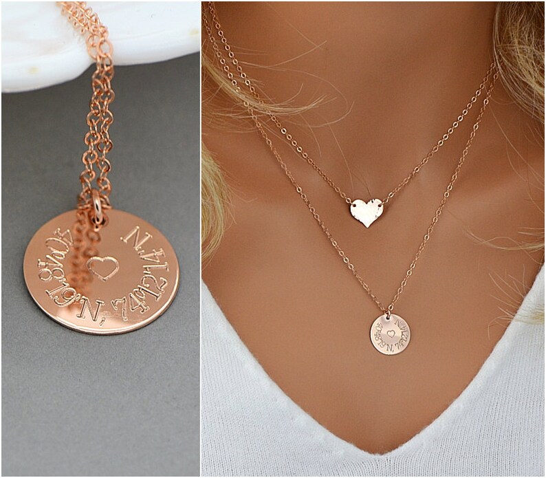 Custom Coordinates Necklace / Coordinates Gift / GPS Etsy