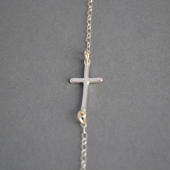 Kelly ripa shop sideways cross necklace