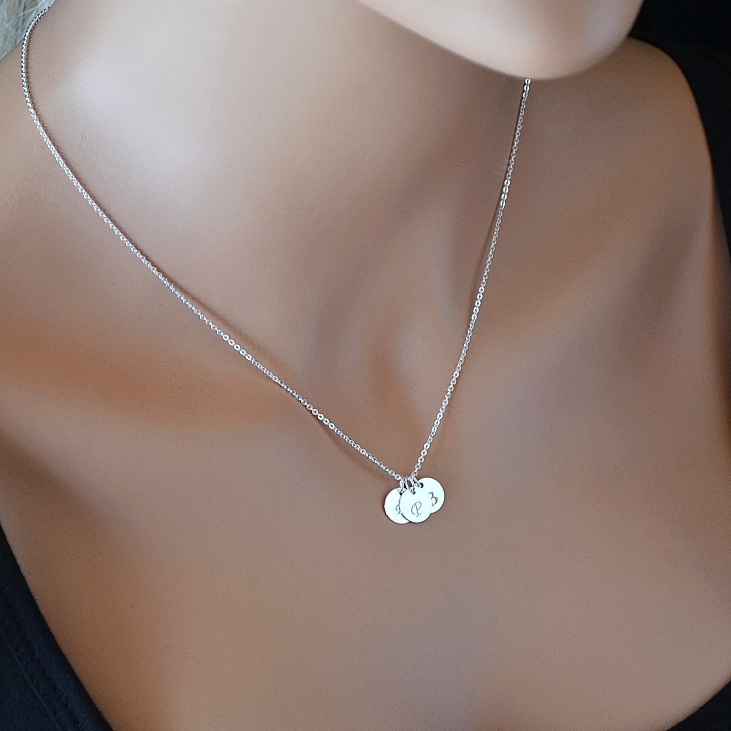 Three disc name necklace sale